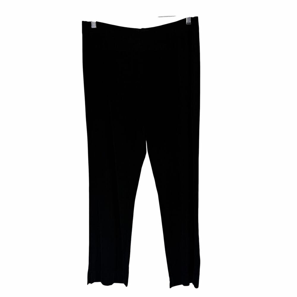 Chico's Travelers Black Pull On Pants Sz 2 Short (Large Short)